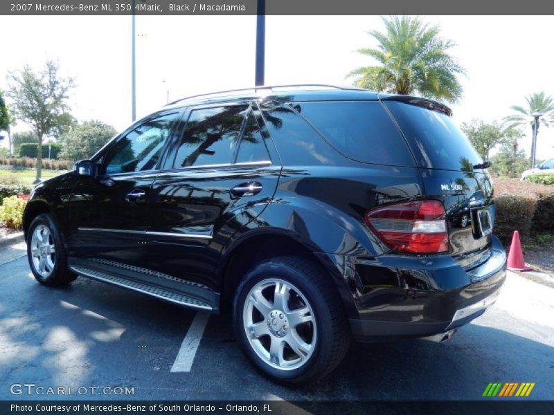 Black / Macadamia 2007 Mercedes-Benz ML 350 4Matic