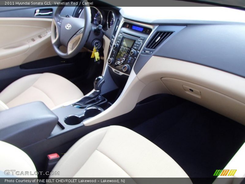 Venetian Red / Camel 2011 Hyundai Sonata GLS