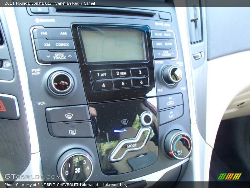 Venetian Red / Camel 2011 Hyundai Sonata GLS
