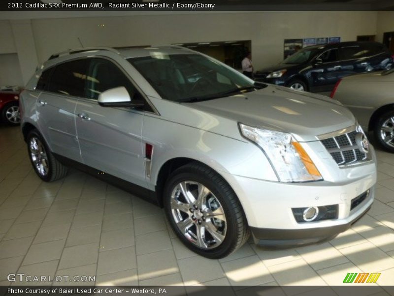 Radiant Silver Metallic / Ebony/Ebony 2012 Cadillac SRX Premium AWD