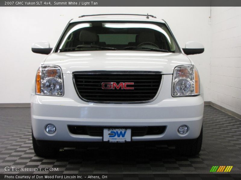 Summit White / Light Tan 2007 GMC Yukon SLT 4x4