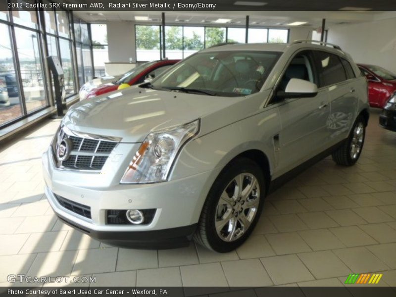 Radiant Silver Metallic / Ebony/Ebony 2012 Cadillac SRX Premium AWD