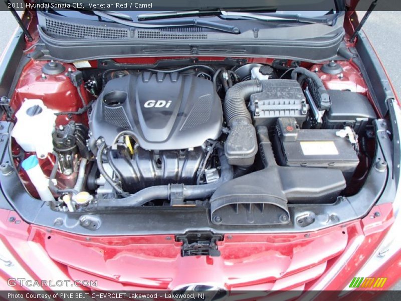 Venetian Red / Camel 2011 Hyundai Sonata GLS
