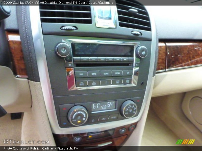White Diamond Tri-Coat / Cocoa/Cashmere 2009 Cadillac SRX 4 V6 AWD