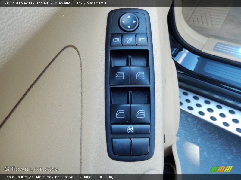 Black / Macadamia 2007 Mercedes-Benz ML 350 4Matic