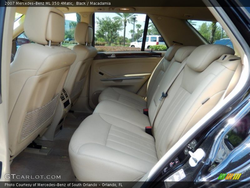 Black / Macadamia 2007 Mercedes-Benz ML 350 4Matic