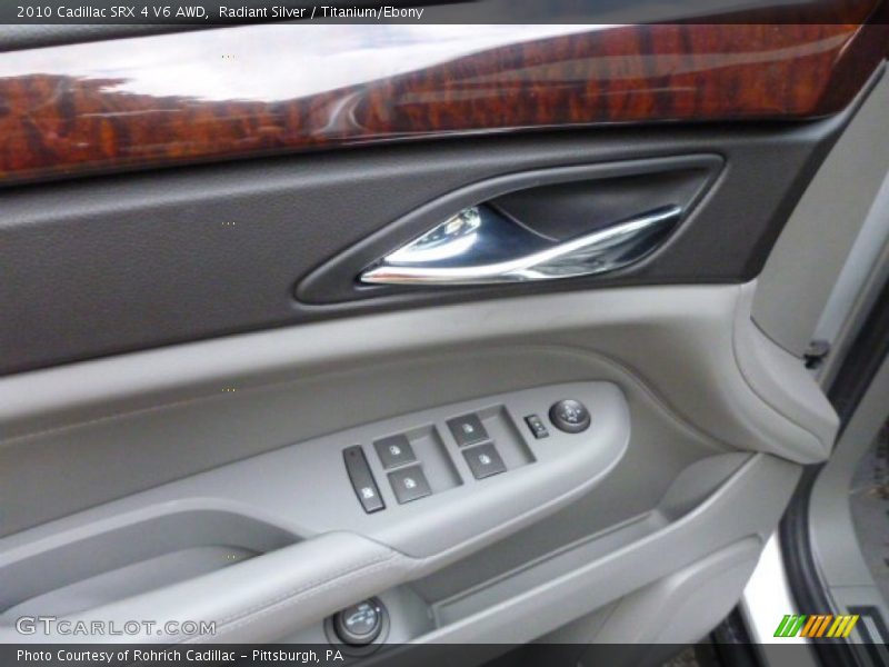 Radiant Silver / Titanium/Ebony 2010 Cadillac SRX 4 V6 AWD