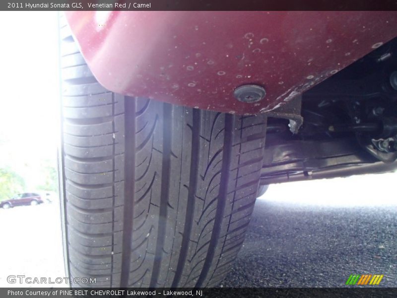 Venetian Red / Camel 2011 Hyundai Sonata GLS