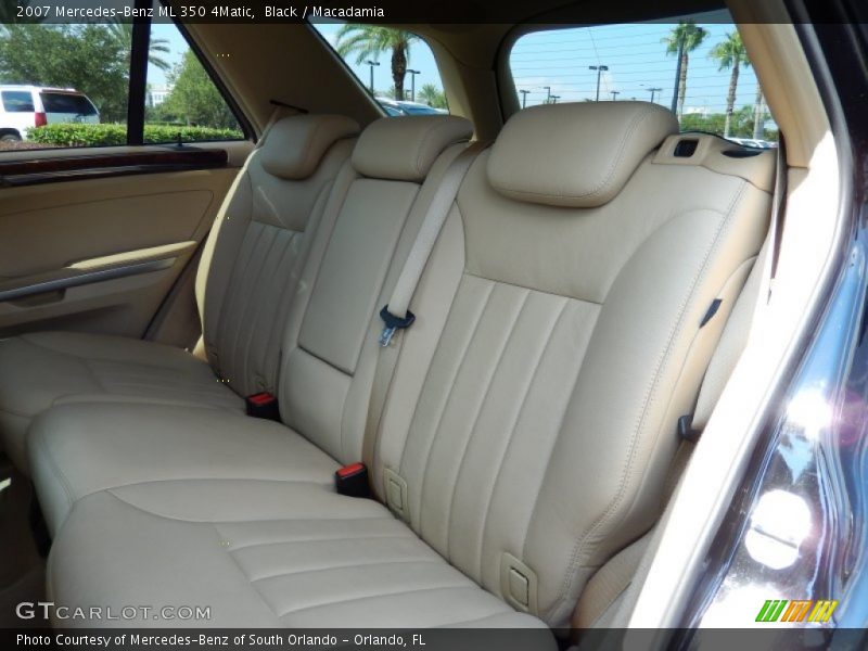 Black / Macadamia 2007 Mercedes-Benz ML 350 4Matic