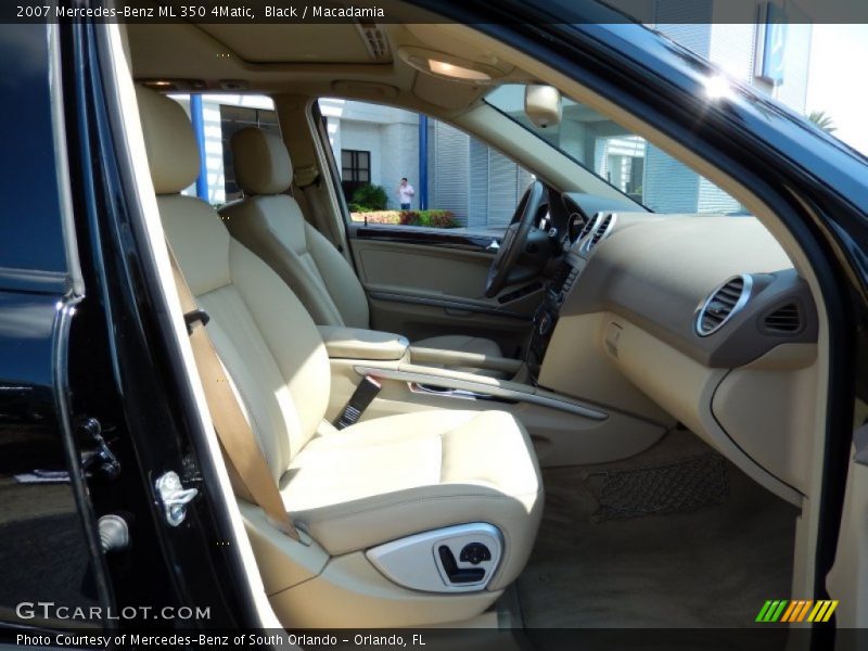 Black / Macadamia 2007 Mercedes-Benz ML 350 4Matic