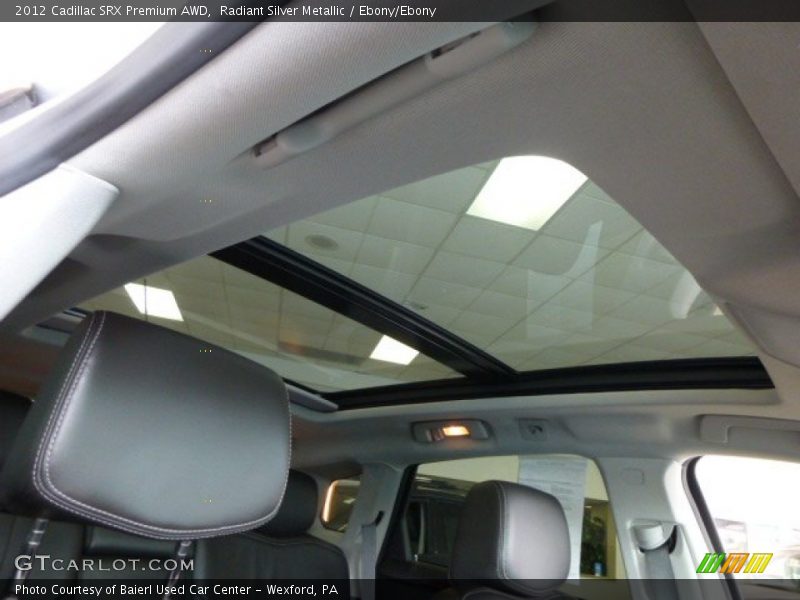 Radiant Silver Metallic / Ebony/Ebony 2012 Cadillac SRX Premium AWD