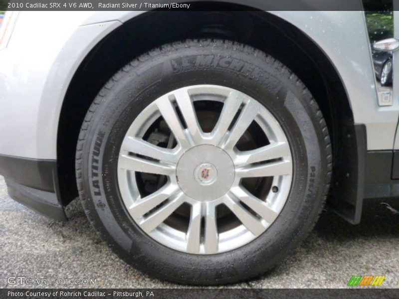 Radiant Silver / Titanium/Ebony 2010 Cadillac SRX 4 V6 AWD