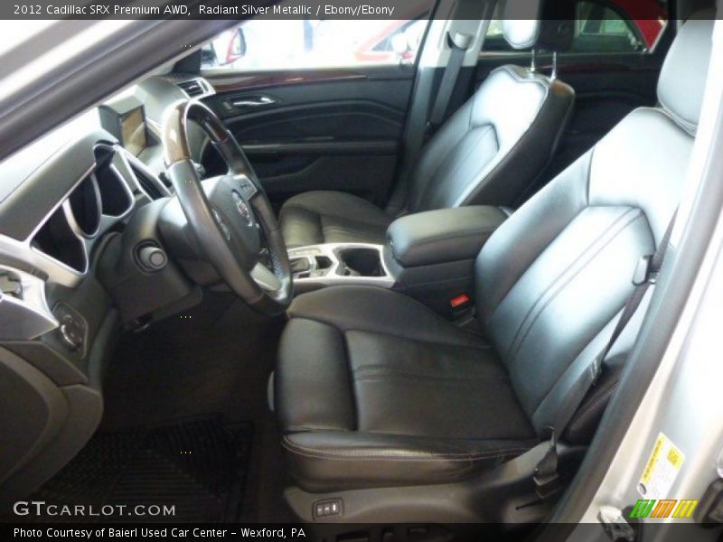 Radiant Silver Metallic / Ebony/Ebony 2012 Cadillac SRX Premium AWD