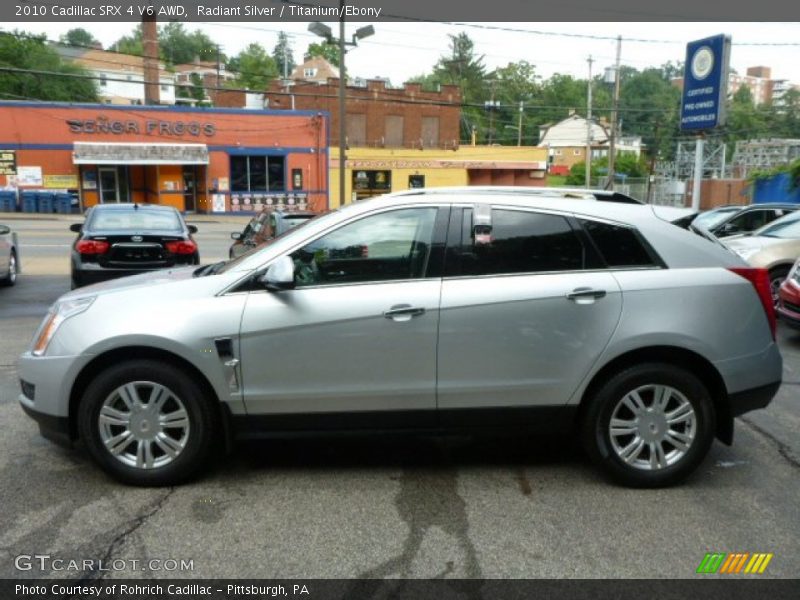 Radiant Silver / Titanium/Ebony 2010 Cadillac SRX 4 V6 AWD