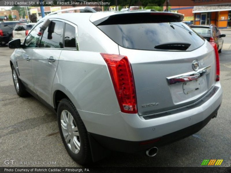 Radiant Silver / Titanium/Ebony 2010 Cadillac SRX 4 V6 AWD
