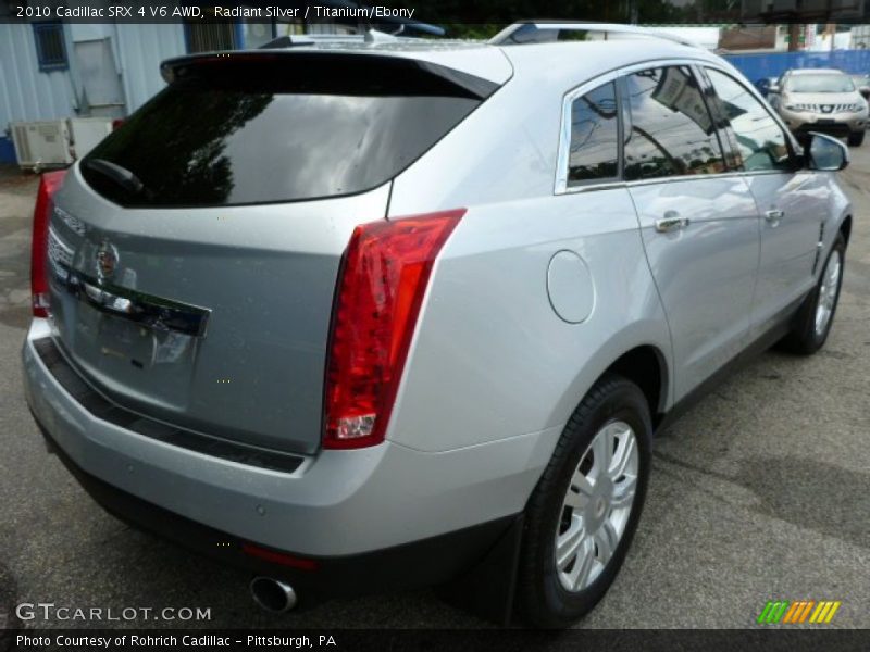 Radiant Silver / Titanium/Ebony 2010 Cadillac SRX 4 V6 AWD