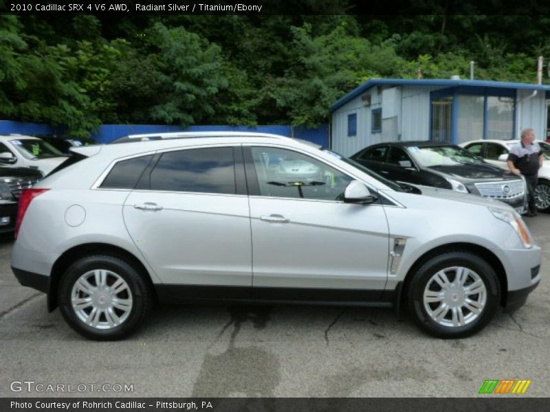 Radiant Silver / Titanium/Ebony 2010 Cadillac SRX 4 V6 AWD