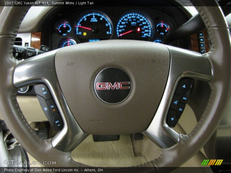 Summit White / Light Tan 2007 GMC Yukon SLT 4x4