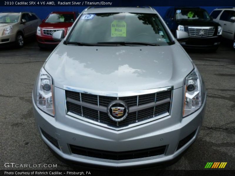 Radiant Silver / Titanium/Ebony 2010 Cadillac SRX 4 V6 AWD