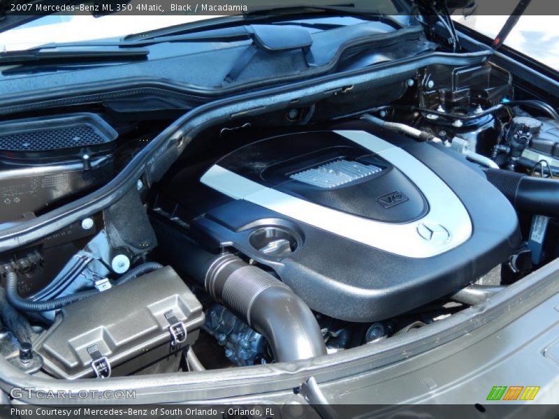Black / Macadamia 2007 Mercedes-Benz ML 350 4Matic