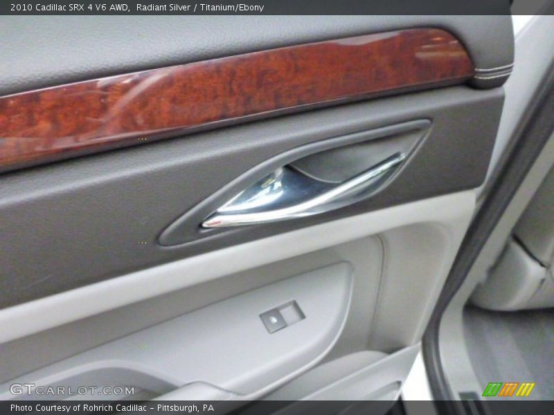 Radiant Silver / Titanium/Ebony 2010 Cadillac SRX 4 V6 AWD