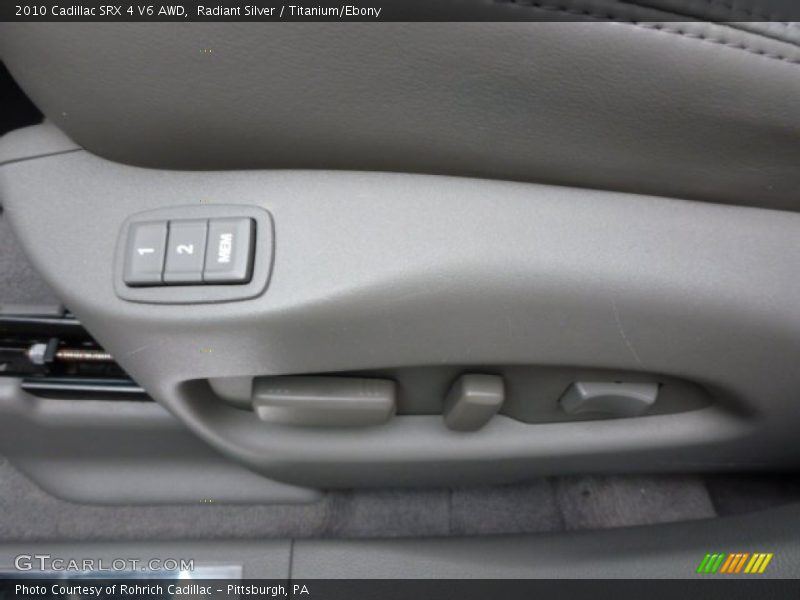 Radiant Silver / Titanium/Ebony 2010 Cadillac SRX 4 V6 AWD