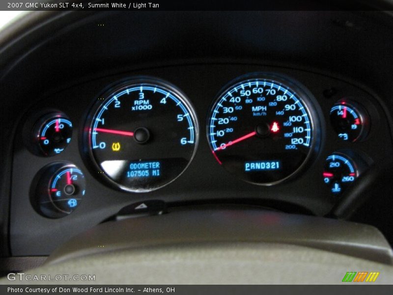 Summit White / Light Tan 2007 GMC Yukon SLT 4x4
