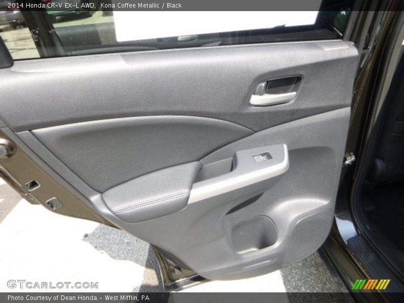Kona Coffee Metallic / Black 2014 Honda CR-V EX-L AWD