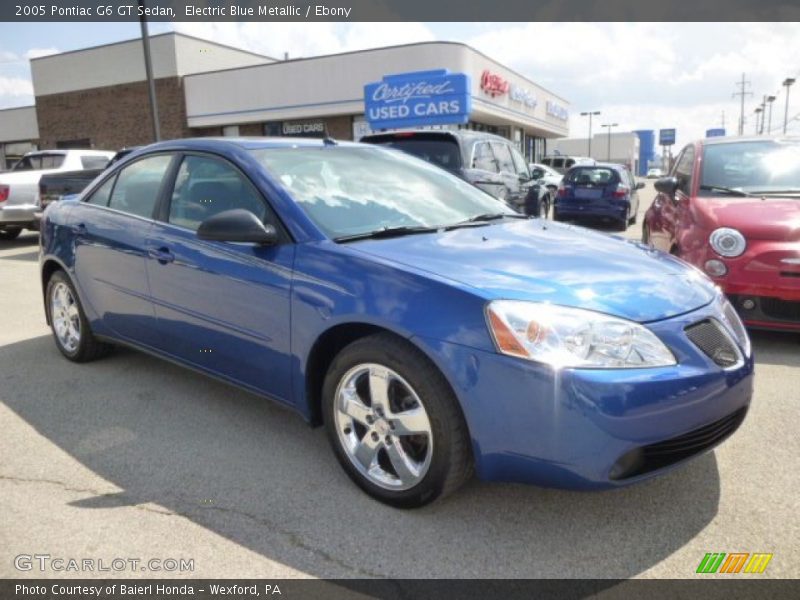 Electric Blue Metallic / Ebony 2005 Pontiac G6 GT Sedan