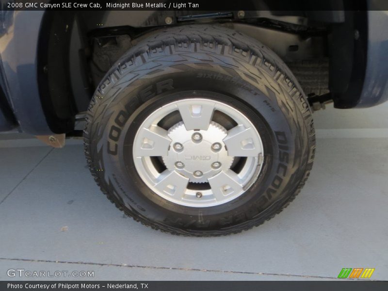 Midnight Blue Metallic / Light Tan 2008 GMC Canyon SLE Crew Cab