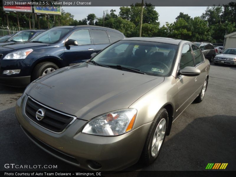 Velvet Beige / Charcoal 2003 Nissan Altima 2.5 S