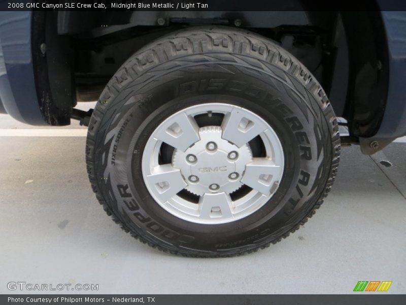 Midnight Blue Metallic / Light Tan 2008 GMC Canyon SLE Crew Cab