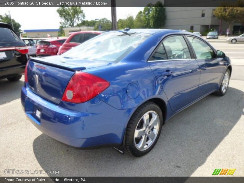 Electric Blue Metallic / Ebony 2005 Pontiac G6 GT Sedan