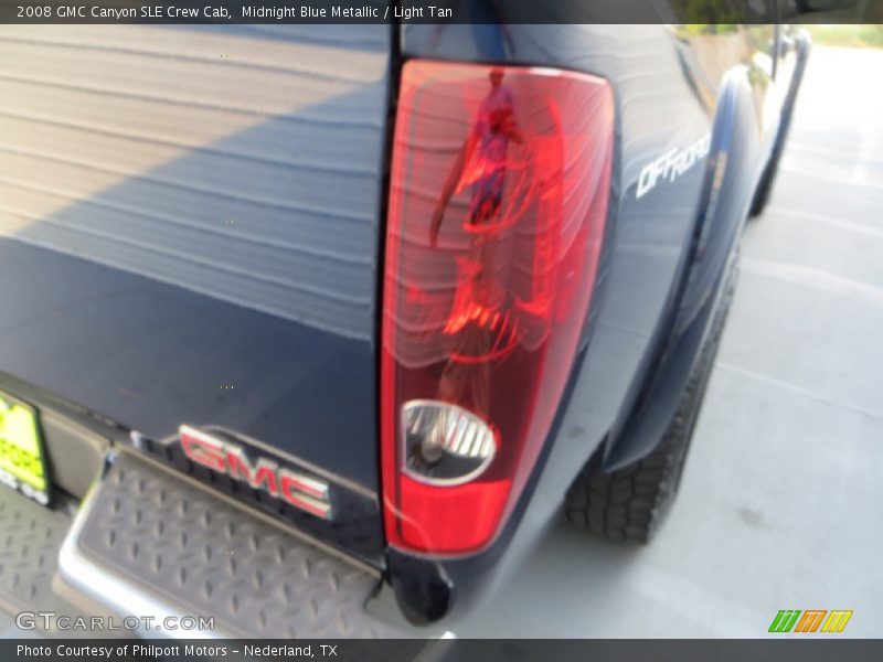 Midnight Blue Metallic / Light Tan 2008 GMC Canyon SLE Crew Cab