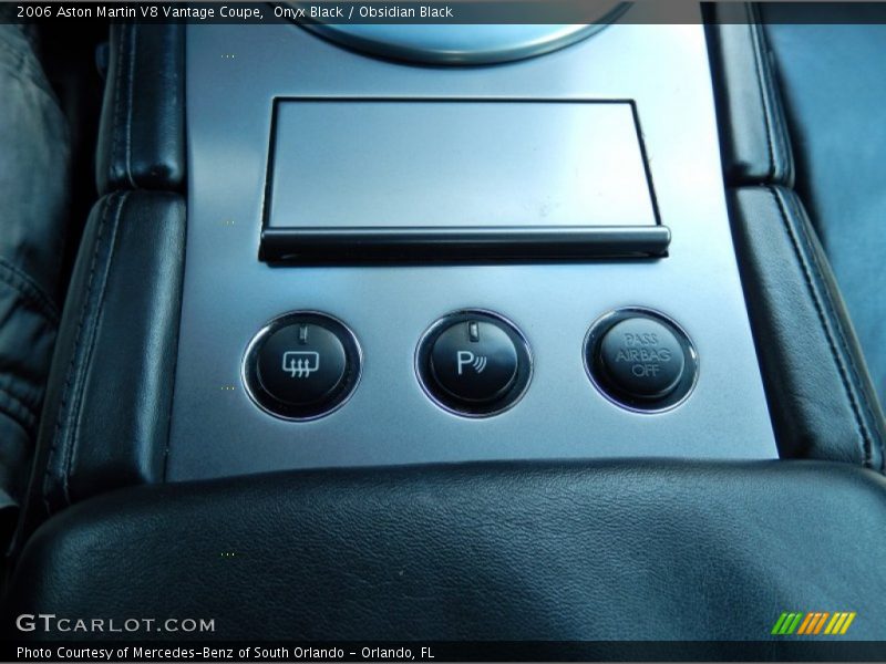 Controls of 2006 V8 Vantage Coupe