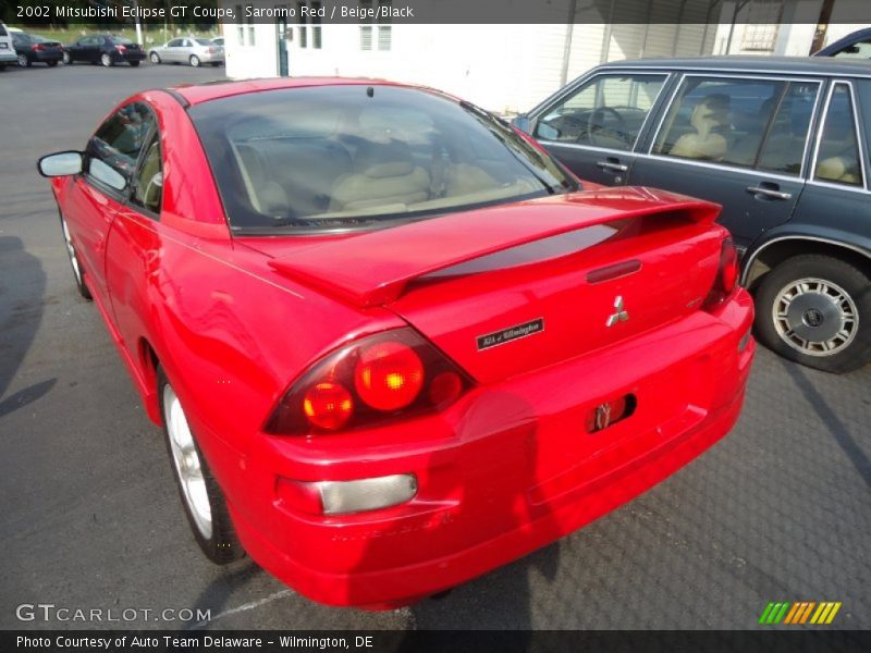 Saronno Red / Beige/Black 2002 Mitsubishi Eclipse GT Coupe