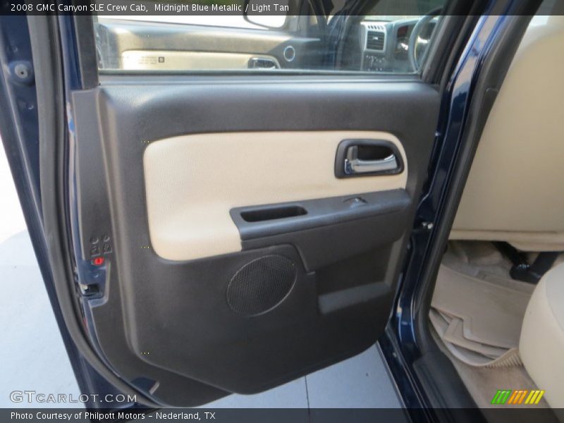 Midnight Blue Metallic / Light Tan 2008 GMC Canyon SLE Crew Cab