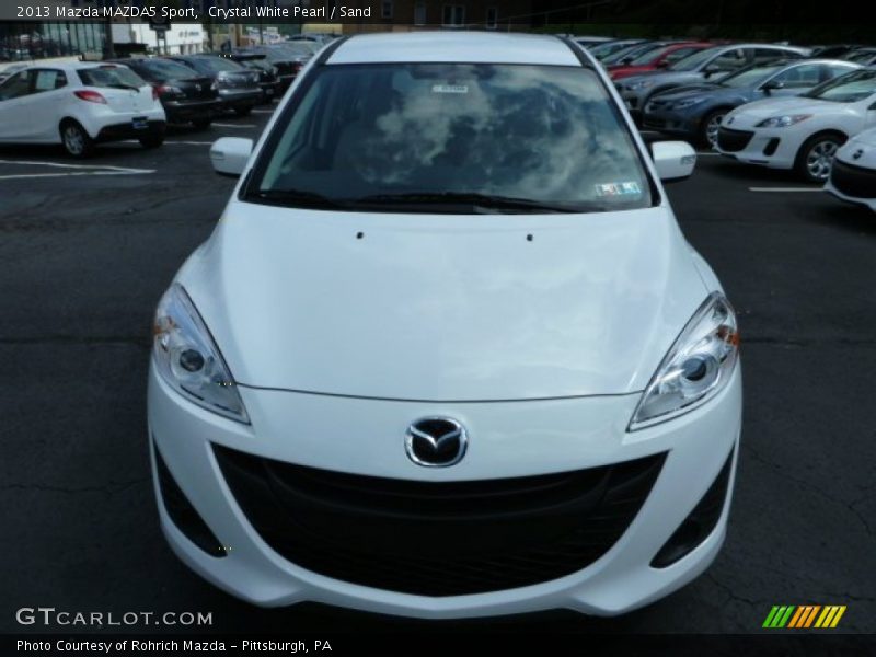 Crystal White Pearl / Sand 2013 Mazda MAZDA5 Sport