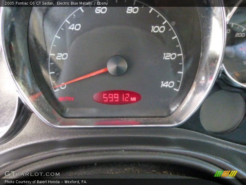 Electric Blue Metallic / Ebony 2005 Pontiac G6 GT Sedan