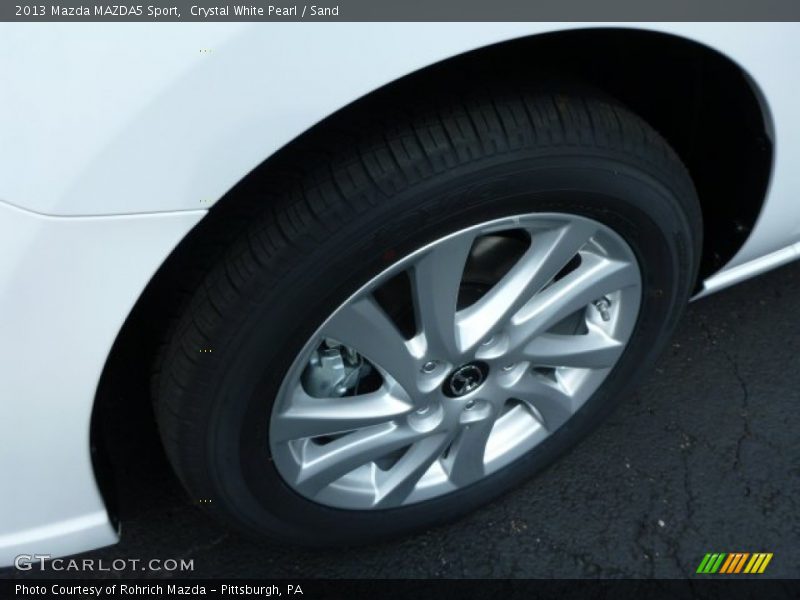 Crystal White Pearl / Sand 2013 Mazda MAZDA5 Sport