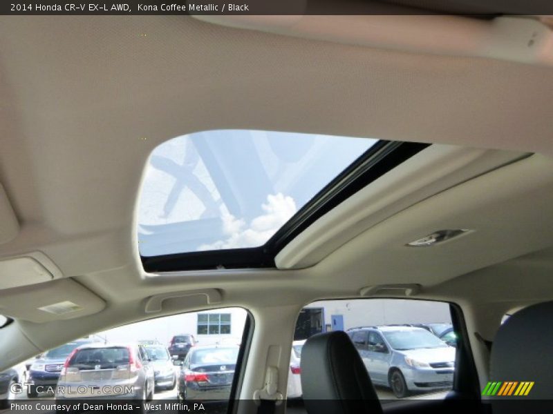 Kona Coffee Metallic / Black 2014 Honda CR-V EX-L AWD