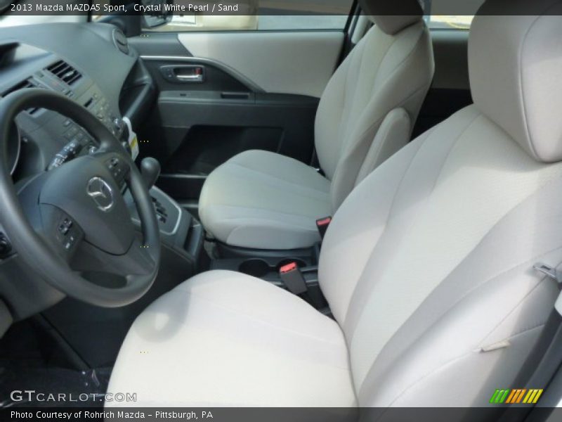 Crystal White Pearl / Sand 2013 Mazda MAZDA5 Sport