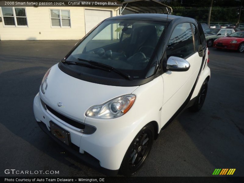 Crystal White / Design Black 2008 Smart fortwo passion coupe