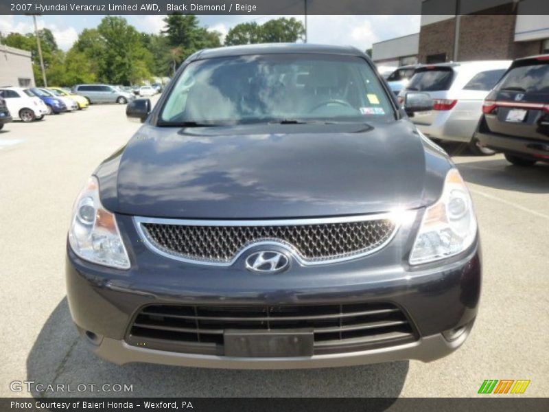 Black Diamond / Beige 2007 Hyundai Veracruz Limited AWD