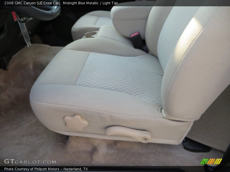 Midnight Blue Metallic / Light Tan 2008 GMC Canyon SLE Crew Cab