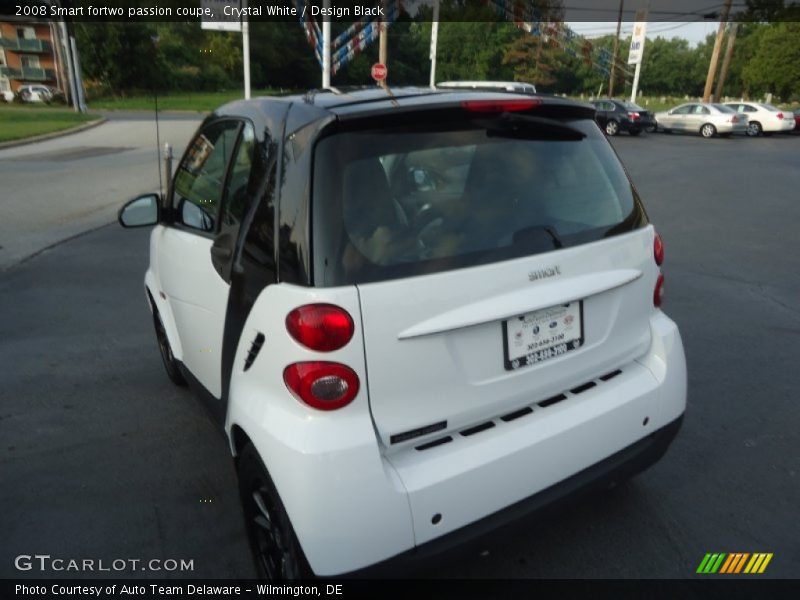 Crystal White / Design Black 2008 Smart fortwo passion coupe