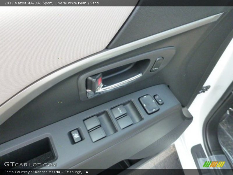 Crystal White Pearl / Sand 2013 Mazda MAZDA5 Sport