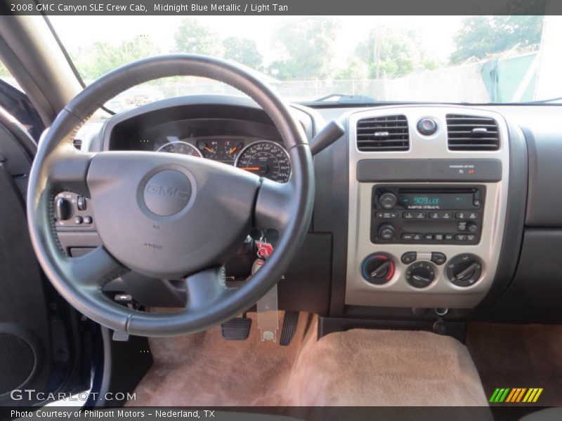 Dashboard of 2008 Canyon SLE Crew Cab