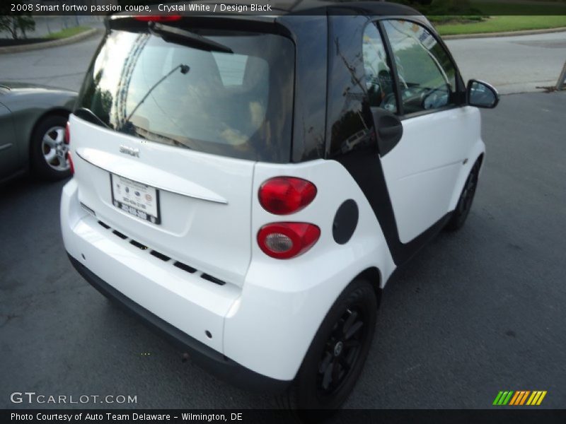 Crystal White / Design Black 2008 Smart fortwo passion coupe