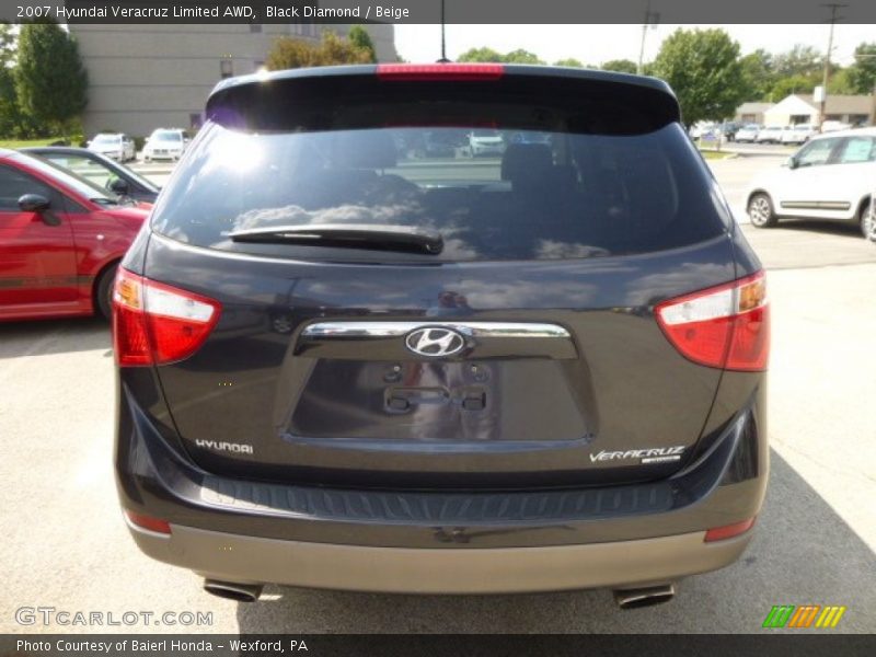 Black Diamond / Beige 2007 Hyundai Veracruz Limited AWD
